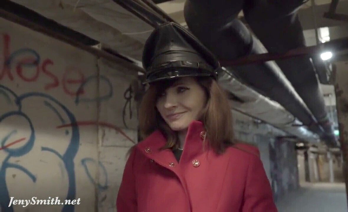 Jenny smith, tights ass, public remove panty