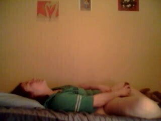 Fingering clit intense orgasm