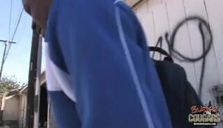 Mature white mom Zoey Andrews fucked by not her 2 black sons