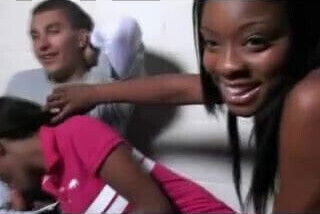 black gfs suck white college dick