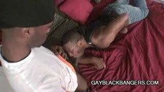 Black dude Kamrun paying his debt with his ass