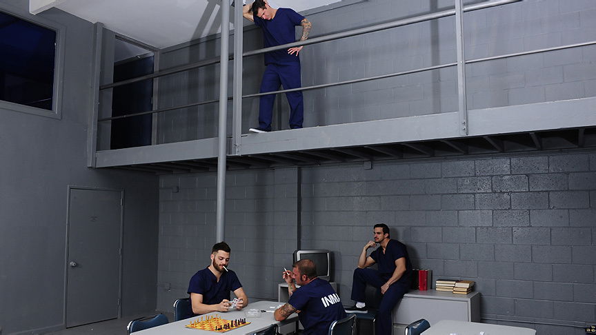 Parker London & Phenix Saint & Ricky Sinz & Tommy Defendi in Behind Bars 3 Video