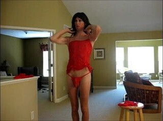 Red Lingerie Slut