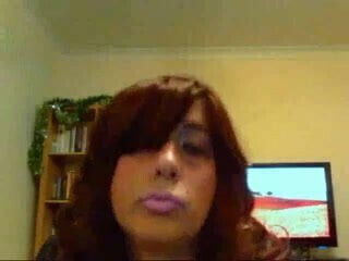 Putting on my lipstick