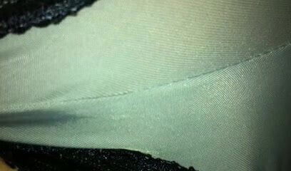 Wife last night White knickers with black trim