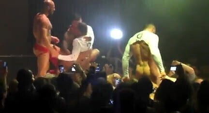 Wild gay sex for all to see