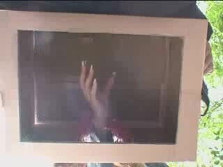 Beautiful girl and the box (CFNM)