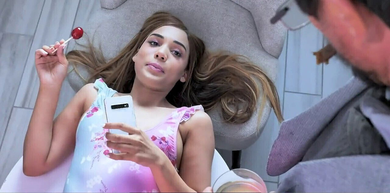 Recent, mila azul with men, grandpa old