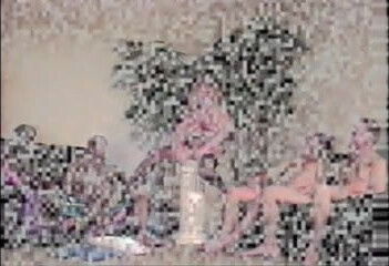 mature blonde Shablee gangbang