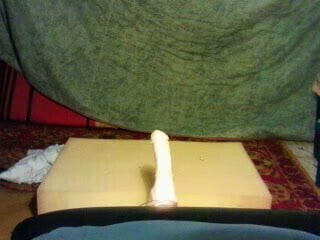 tied wearing dress riding dildo