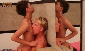 Asian Blonde Blowjob