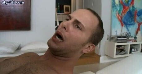 Gay gets pounded by a monster cock