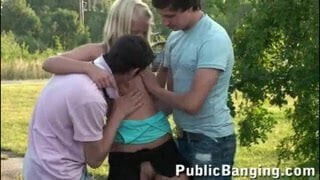 YOUNG cute TEEN pretty girl public GROUP PART