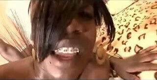 ebony girl blowjob and hard anal