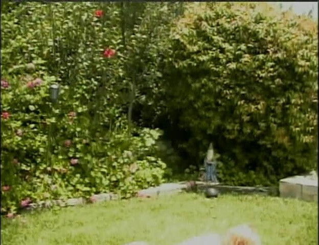 Perky-titty blonde takes boyfriend's cock outdoors