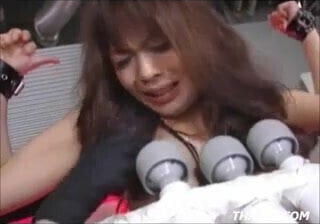 Making Bound Asian Orgasm