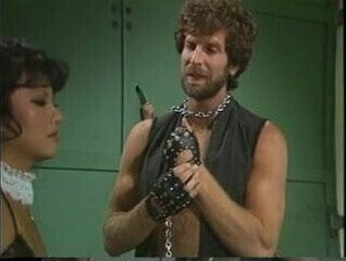 Asian slut gets mouth pussy fucked with thick white