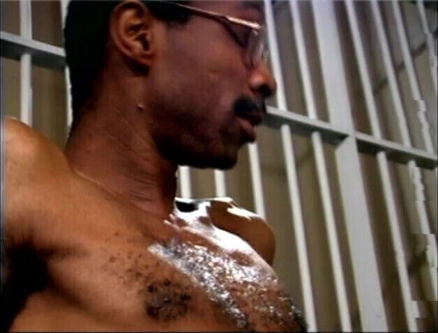 Super sexy brunette sucks off biggest dick of her life behind bars