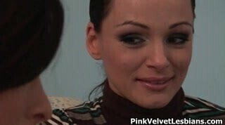 Super brunette getting horny