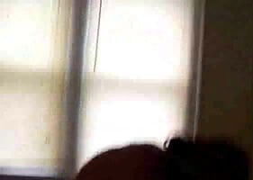 Slut April takes BBC while boyfriend videos