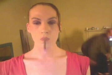 sexy bossy bitch smoking