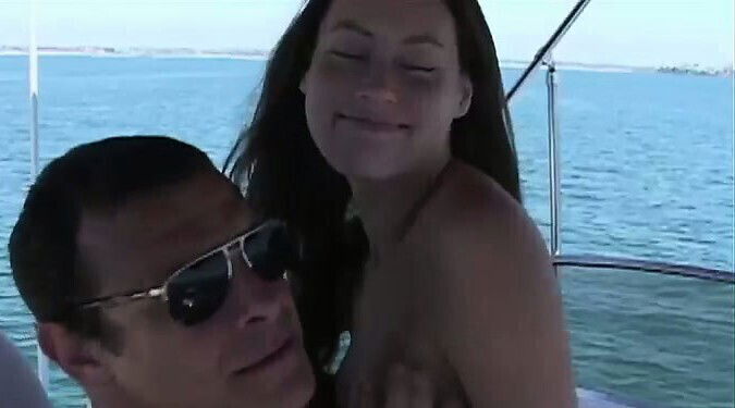 This little slut wanted take boat ride. Little