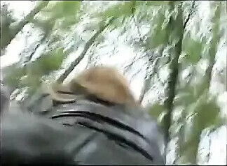 Whore Traudl Caff gets rough ass-insemination public