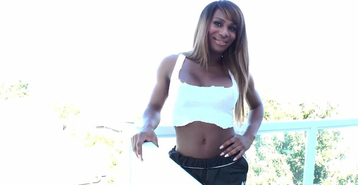 Chastity Michaels asstoyed outdoors