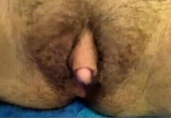 Hairy pussy big clit (no sound)