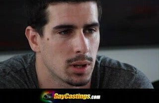 GayCastings Audition gone wrong boy moans as he tries to....