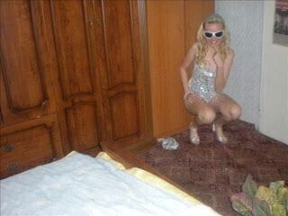 Blonde girl white (pictures)