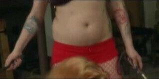 Spanking And Masturbating Her Lesbian Sub