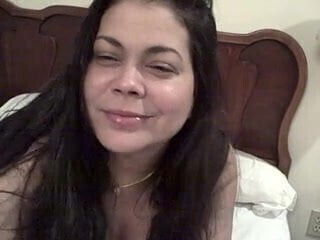 Hot White Wife taunts husband about bbc black cock