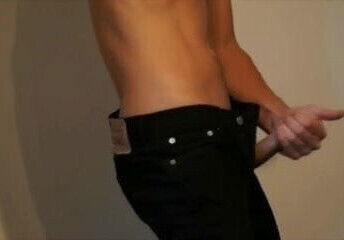 My hot lover fucking his Levi's 529 jeans