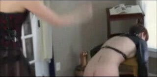 Lesbian Spank Masturbate