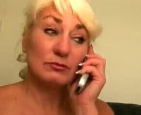 fat blonde granny blowjob