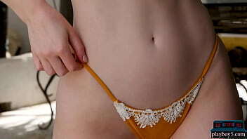 butt redhead MILF model Erna OHara solo striptease showing