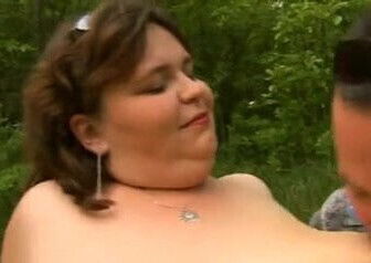 Hot BBW Fucked In The Forest
