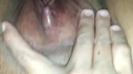 Gf rubbing her clit while I'm fucking her