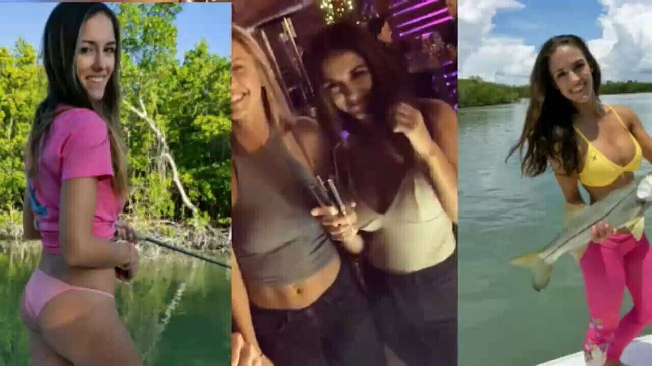 Fishing Girl Gorgeous Brunette Gets Fucks Crew