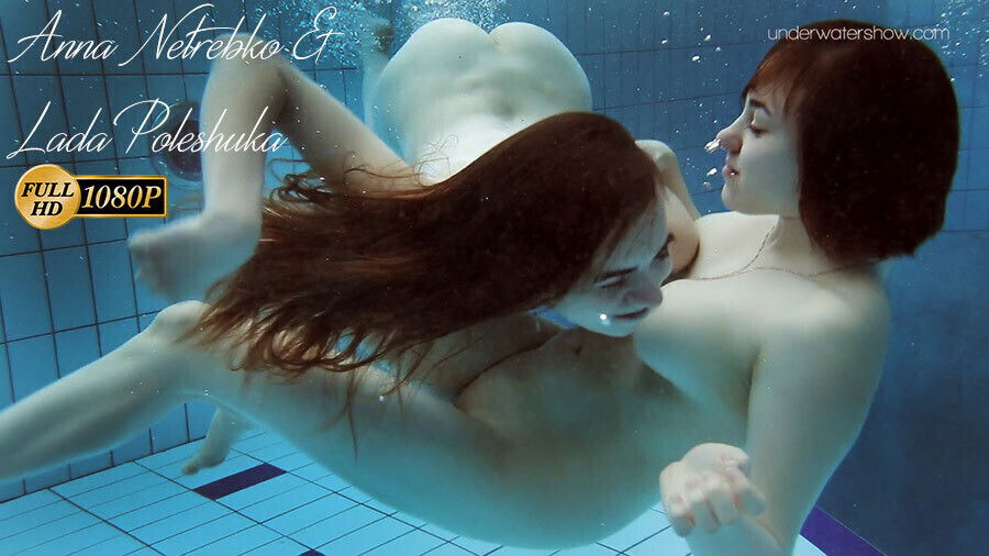 dressed beauties underwater Netrebko Poleshuk