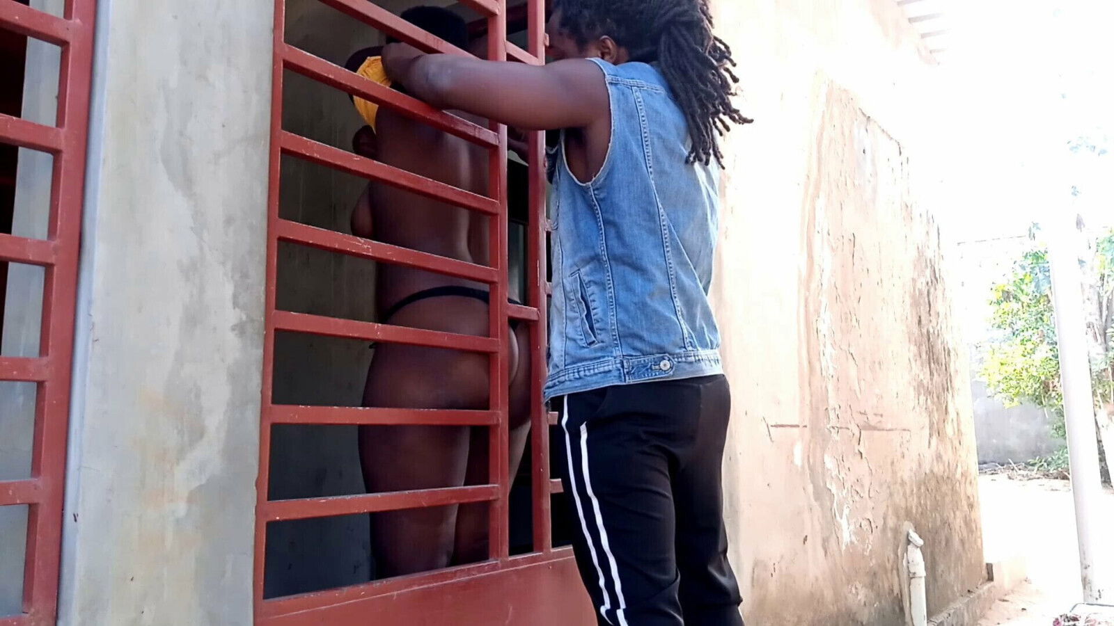 They locked house, jumped wall, sucked