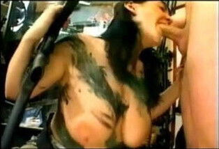 Henrietta in army shop