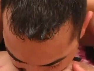 young RIM rimming ROUGH ass masked OLDER