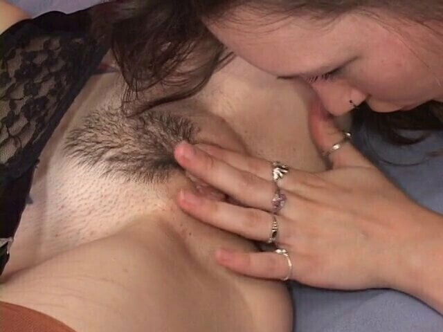 Alluring lesbian gets cunt licked then drilled with