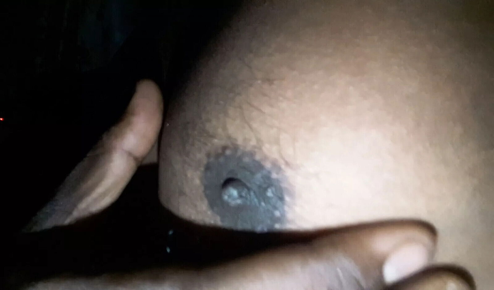 School girl’s breasts