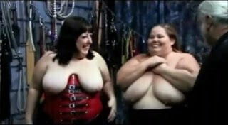 Two BBW Gals Dominated