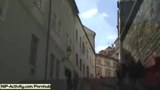 Horny Girl Rossa Naked Public Streets