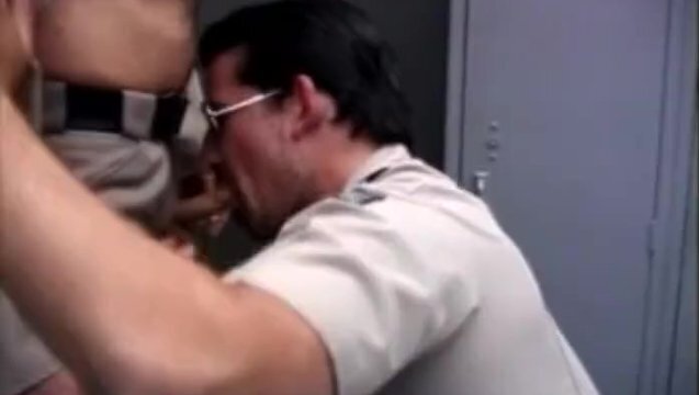 Bear Cops In The Locker Room