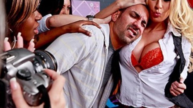 Sexy sorority sister catches peeping dormroom